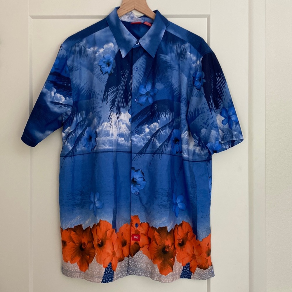 Hawaiian Print Shirt | Size Large
